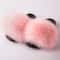 Luxury Fox Fur Slides For Women Designer Sandals Summer Furry Slippers Flip Flops Shoes Plus Size S