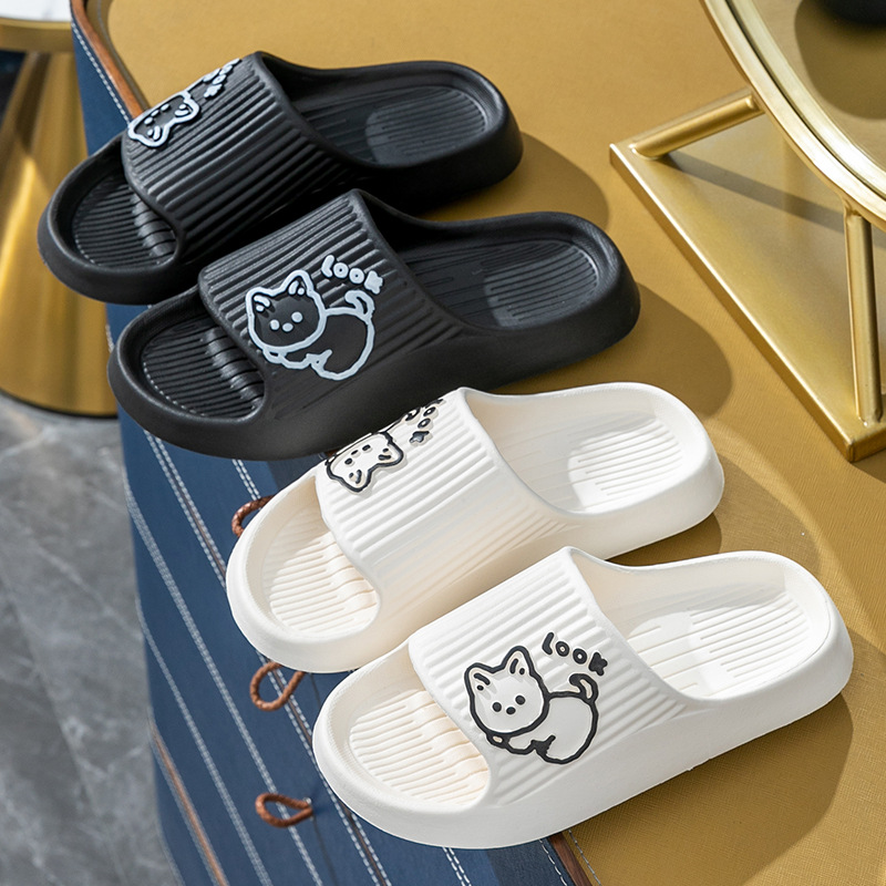 Summer Women Slippers NonSlip Platform Flip Flops Cat Cartoon Slides Beach Sandals For Ladies 4