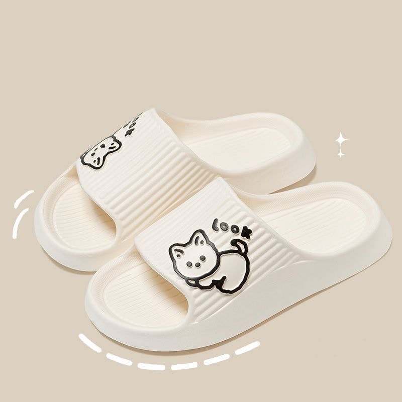 Summer Women Slippers NonSlip Platform Flip Flops Cat Cartoon Slides Beach Sandals For Ladies 5