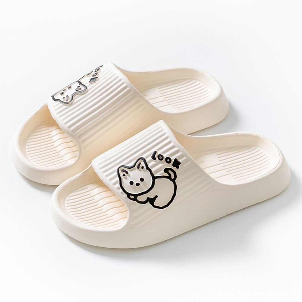 Summer Women Slippers NonSlip Platform Flip Flops Cat Cartoon Slides Beach Sandals For Ladies 3