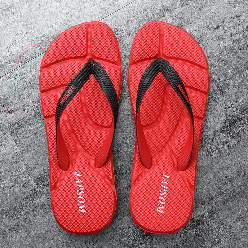NonSlip Flat Bathroom Slippers For Men Summer Hot Selling Blue FlipFlops Plus Comfort Massage Mens 3
