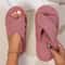 Women Cross Band Slippers Spring Autumn Outdoor Sliders Open Toe Slipper EVA Light Strap Flip Flops 0