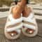 Women Cross Band Slippers Spring Autumn Outdoor Sliders Open Toe Slipper EVA Light Strap Flip Flops 3
