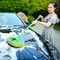 Telescopic Car Wash Mop Rotating Brush Head For Auto Supplies Roof Window Cleaning Maintenance Acc 0