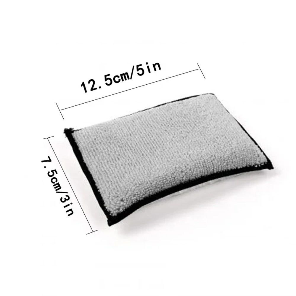 Car Leather Cleaning Microfiber Towel Soft Double Side Scrubbing Sponge Wax Sponge Auto Detailing T 3