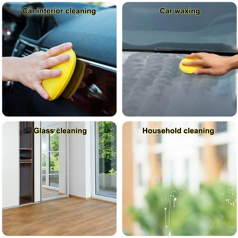 High Density Foam Sponge Wax Applicator Car Detailing Cleaning Pads Polishing Wash Accessories Perf 2