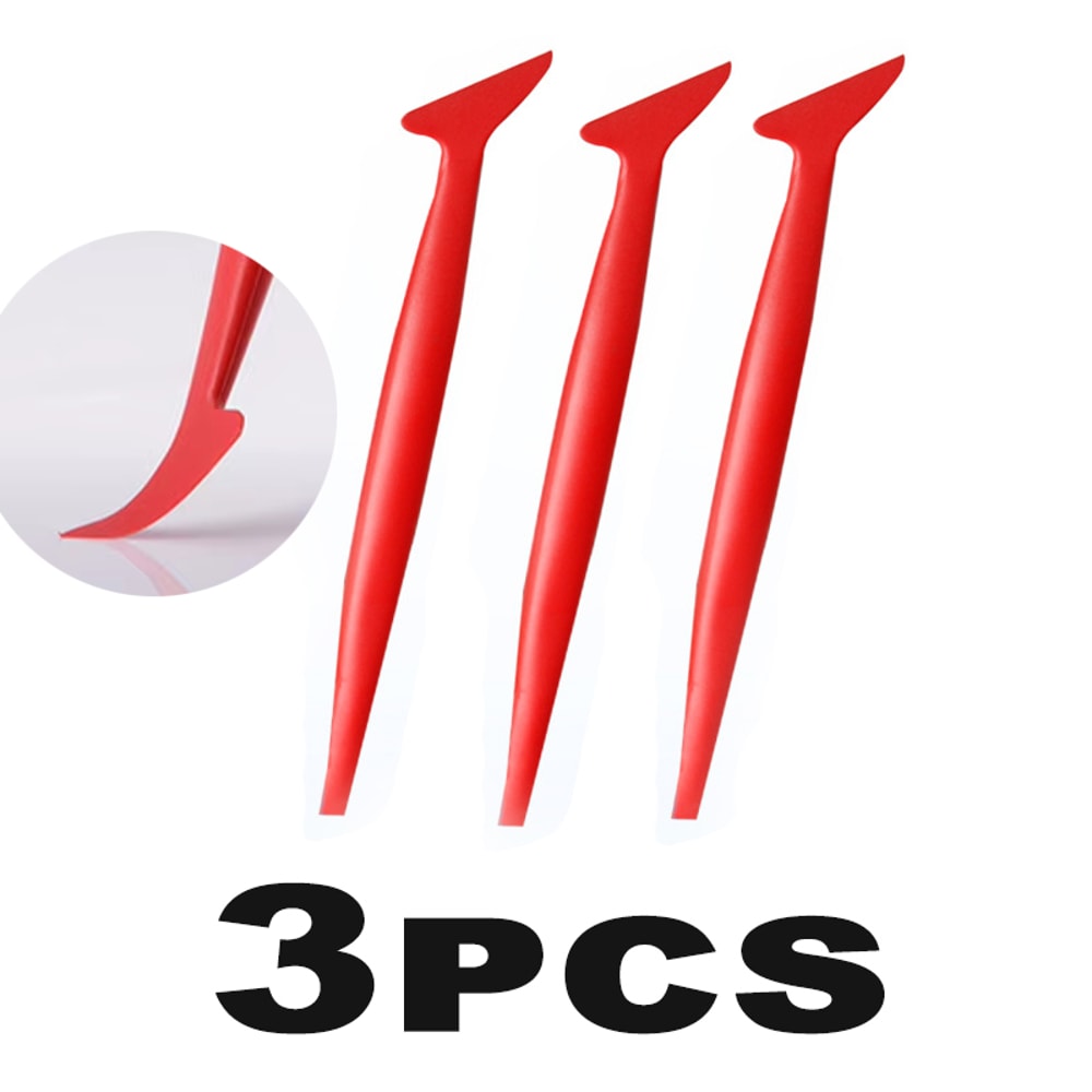 Car Stickers Wrap Vinyl Tools Car Micro Squeegee Curves Slot Tint Tool Set Auto Wrapping Film Insta