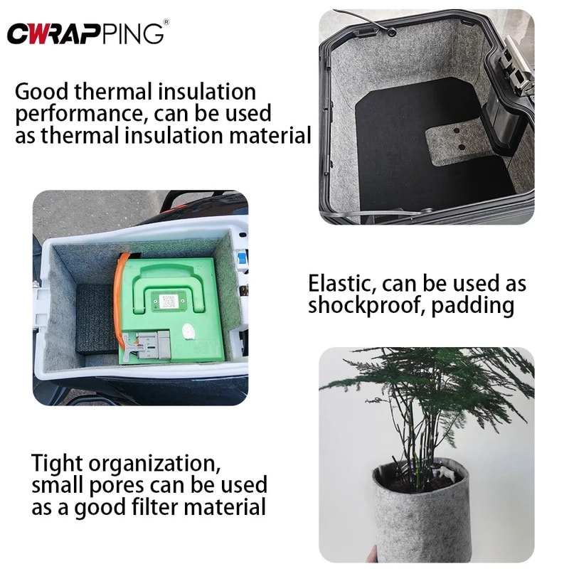 Selfadhesive Carpet NonWoven Fabric Car Lining Carpet Felt Cloth High Temperature Resistant Felt Fo 3