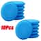 High Density 10Pcs Wax Foam Sponge Pads Round Car Waxing And Polishing Applicator Auto Detail Clean 1