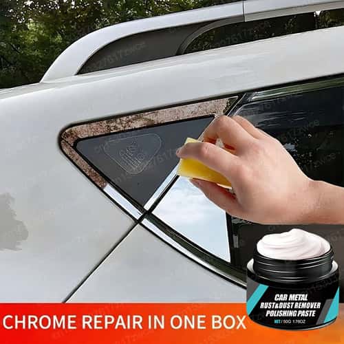 Universal Car Wheel Hub Rust Scratch Repair, Polishing Wax for Auto Metal, Oxidize Rust Reconditioning Cream