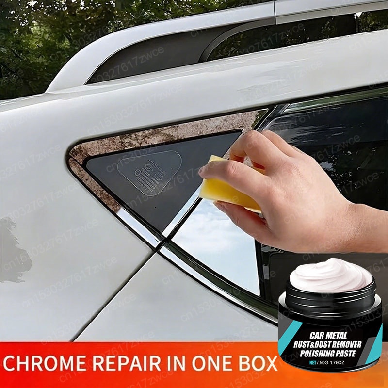 Universal Car Wheel Hub Rust Scratch Repair, Polishing Wax for Auto Metal, Oxidize Rust Reconditioning Cream