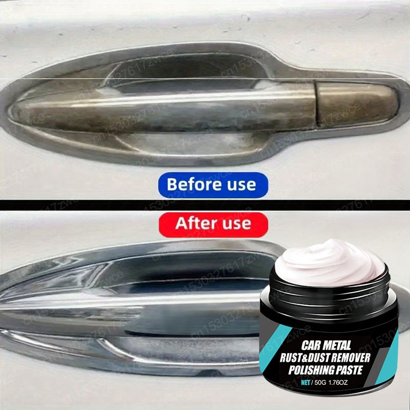 Universal Car Wheel Hub Rust Scratch Repair, Polishing Wax for Auto Metal, Oxidize Rust Reconditioning Cream