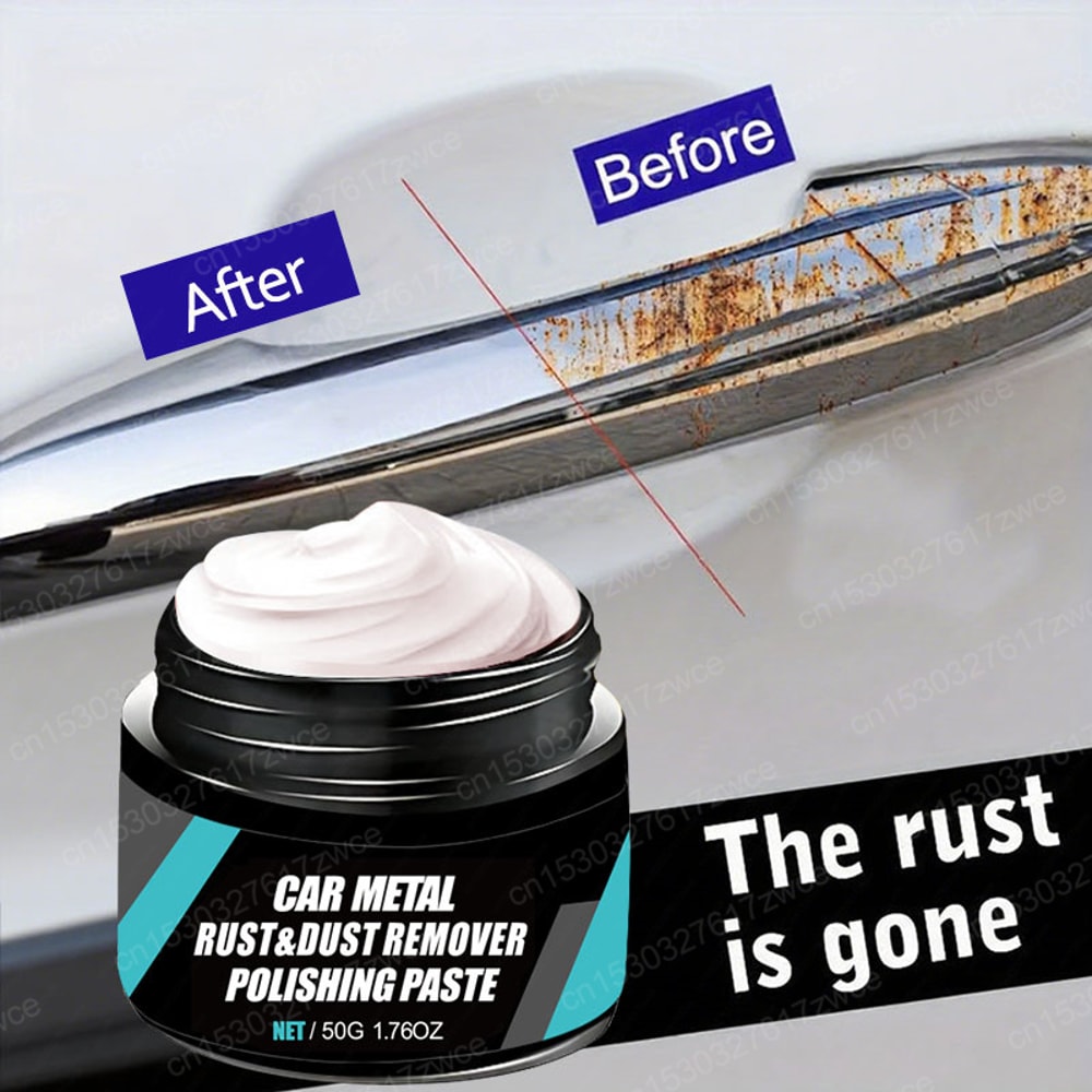 Universal Car Wheel Hub Rust Scratch Repair, Polishing Wax for Auto Metal, Oxidize Rust Reconditioning Cream