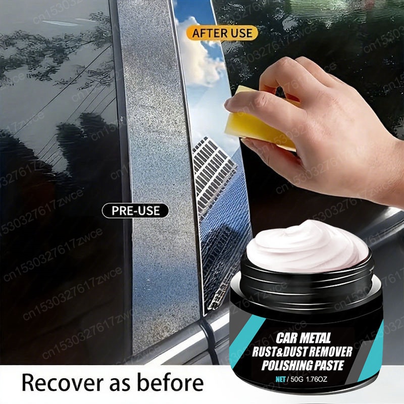 Universal Car Wheel Hub Rust Scratch Repair, Polishing Wax for Auto Metal, Oxidize Rust Reconditioning Cream