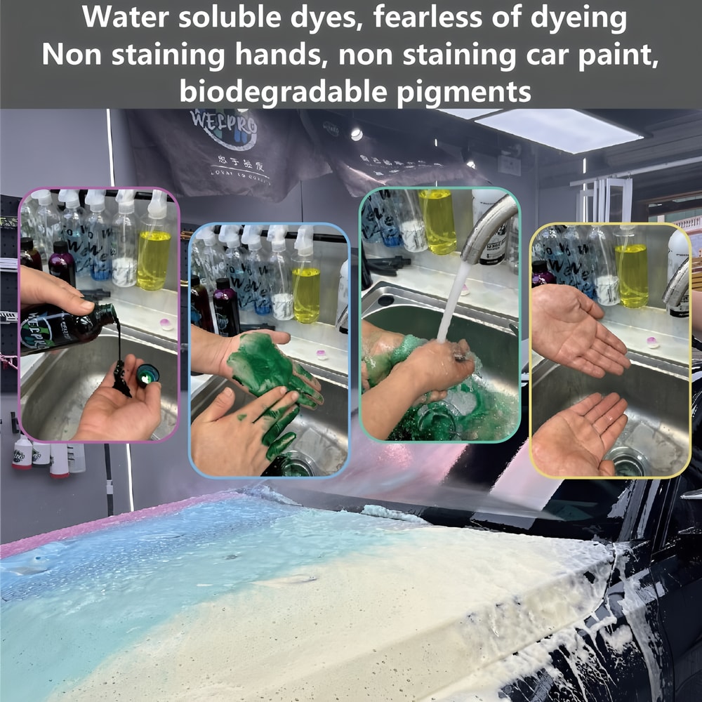 High Foaming Car Wash Color Foam Shampoo Perfect For Foam Guns Cannons Premium Car Soap 3