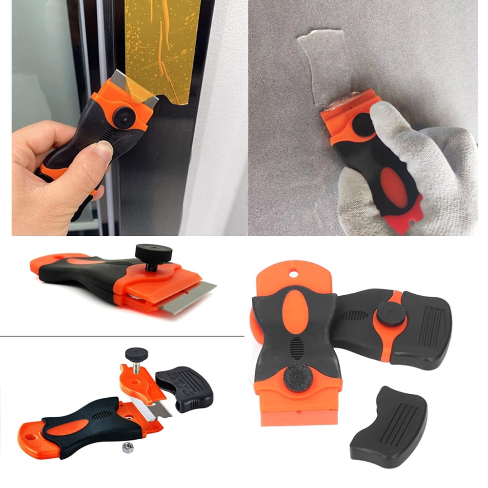 MultiPurpose Paint Scraper Mini Razor Blade Scraper Cleaning Tool For Scraping Stickers 0