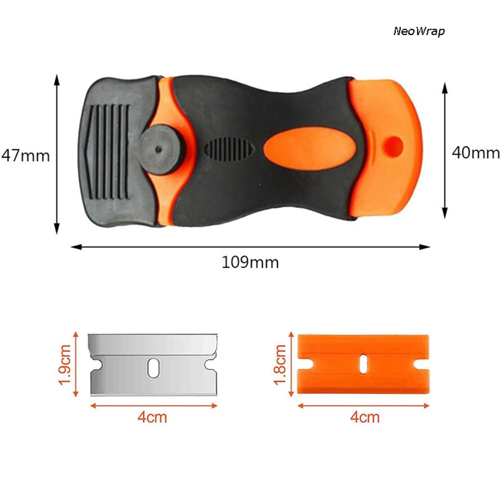 MultiPurpose Paint Scraper Mini Razor Blade Scraper Cleaning Tool For Scraping Stickers 4