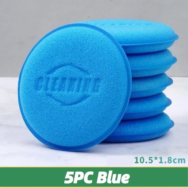 Car Detailing Tools Car Round Waxing Polish Sponges High Density Foam Applicator Pads Curing Polis 6