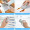 Reusable Dusters for Cleaning Blinds, Car Magical Dust Cleaning Sponge, Baseboard Cleaner Duster Sponge Tool
