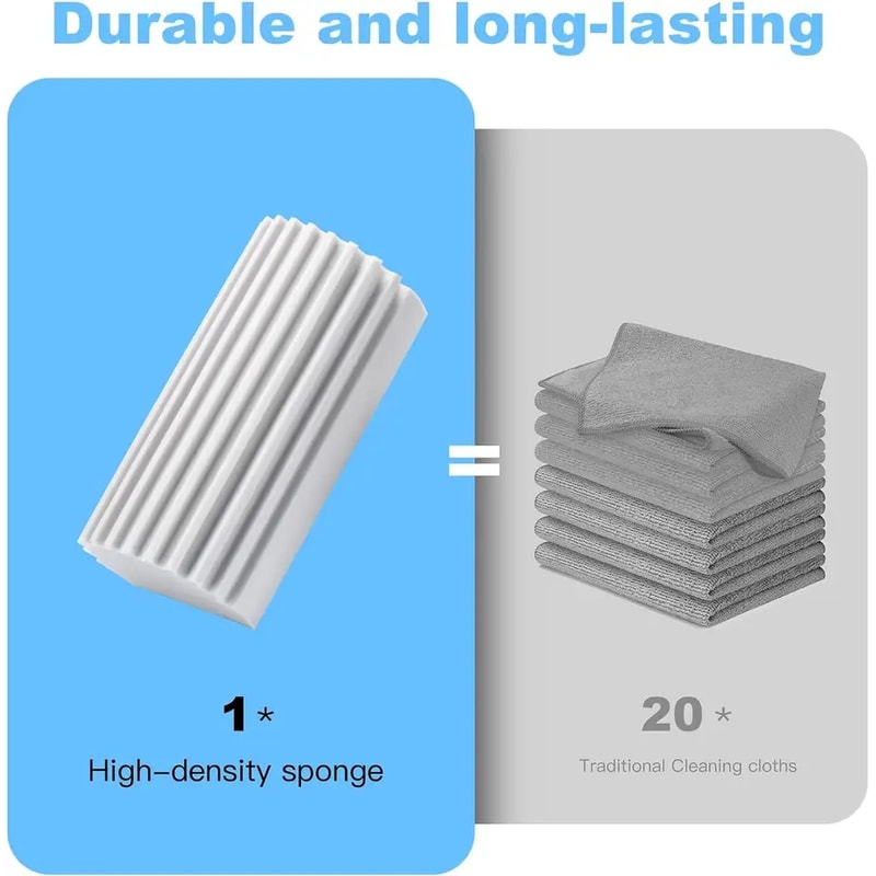 Reusable Dusters for Cleaning Blinds, Car Magical Dust Cleaning Sponge, Baseboard Cleaner Duster Sponge Tool