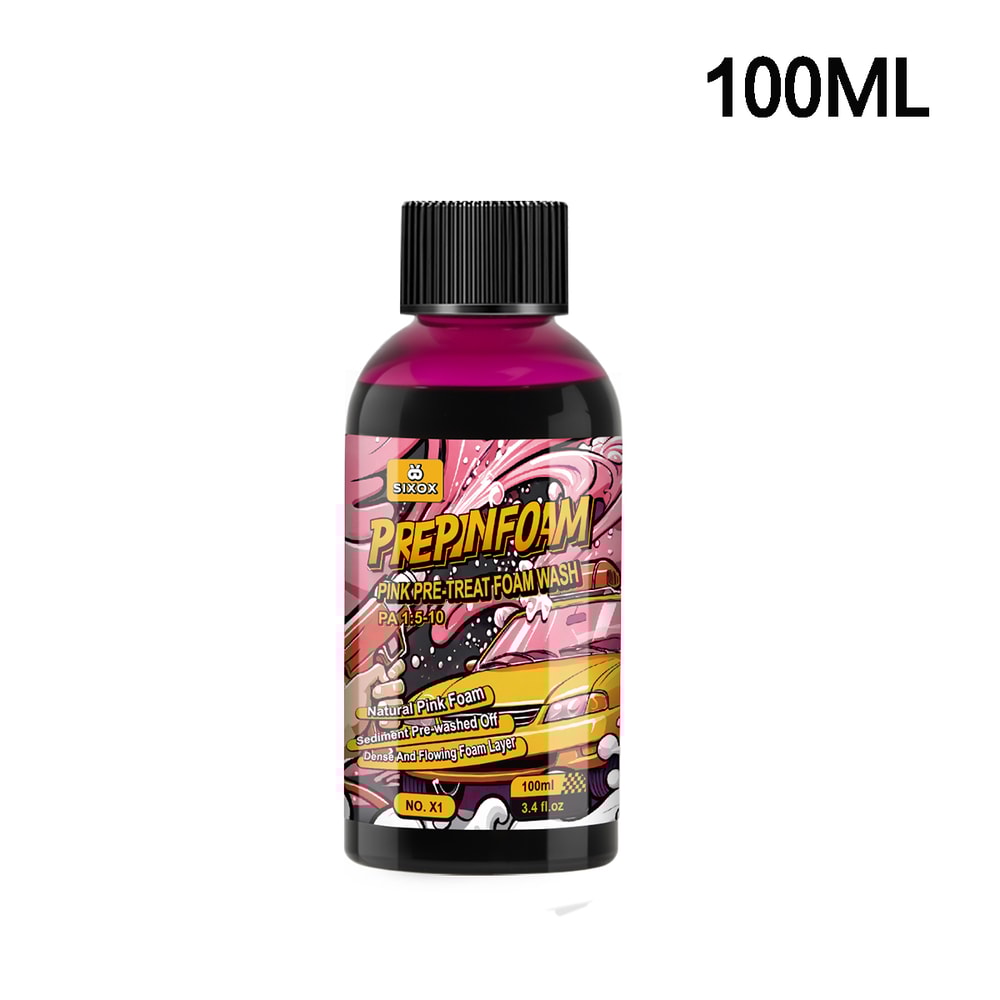 Car Wash Shampoo Pink Magic Foam Cleaner High Concentration Sediment Soap Prewashed Off Wash Super 6