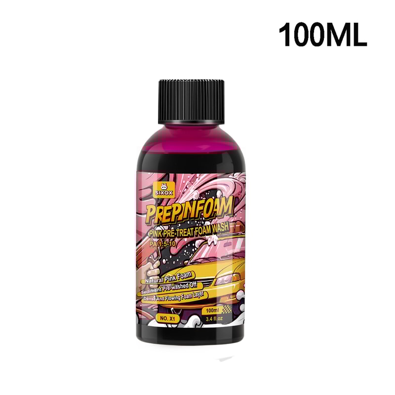 Car Wash Shampoo Pink Magic Foam Cleaner High Concentration Sediment Soap Prewashed Off Wash Super 6