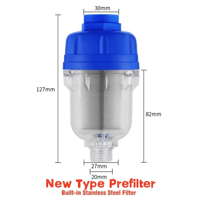 Prefilter Stainless Purifier Water Heater Shower Head Filter Washing Machine Tap Scale Strainer 6