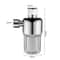 Spin Down Sediment Filter, Stainless Steel Reusable Water Filter for Water Heater, Dishwasher, Washing Machine