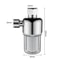 Spin Down Sediment Filter, Stainless Steel Reusable Water Filter for Water Heater, Dishwasher, Washing Machine