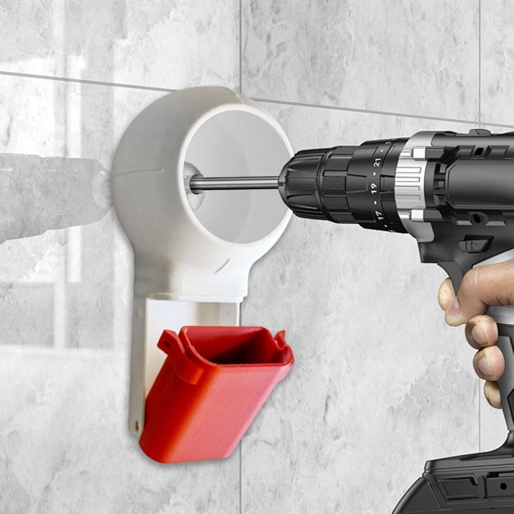 Electric Drill Drilling Dust Cover, Rotary Nozzle Drill Dust Collection Box, Dust Collector Tool