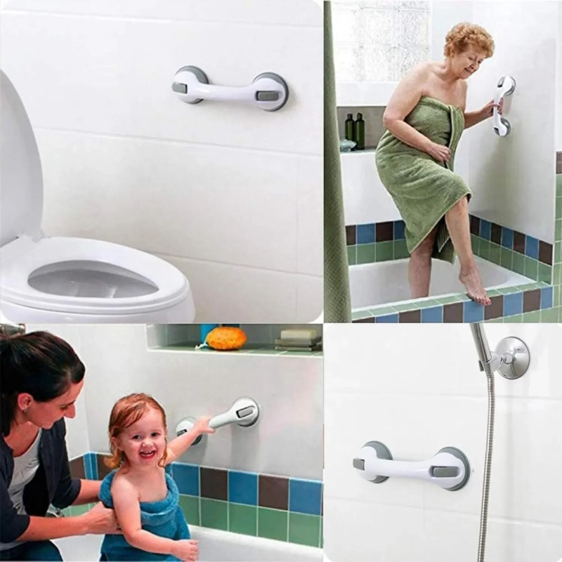Nonslip Support Handle Bathroom Shower Grab Bars Toilet Safety Grab Rod Handles For Elderly 5