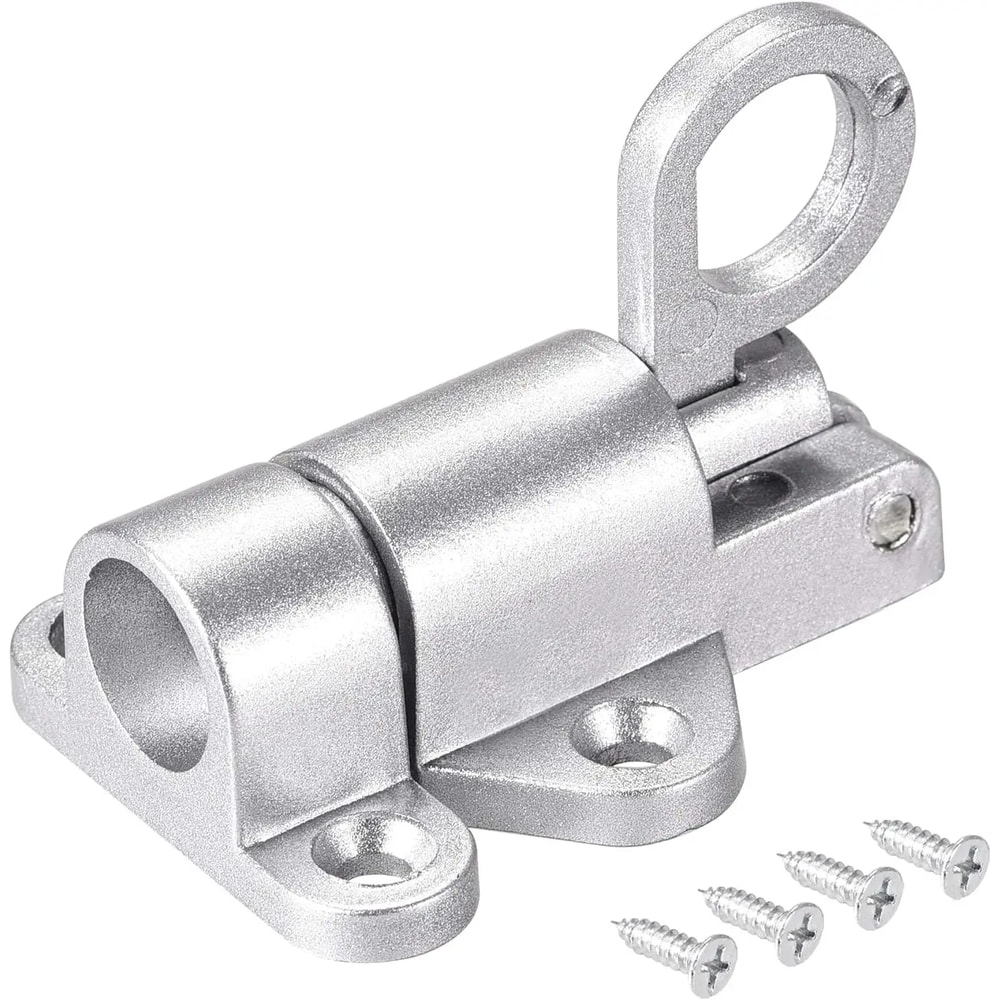 SelfClosing Barrel Bolt Automatic Aluminum Alloy Spring Latch Door Window Slide Latch Lock 8