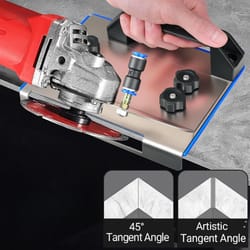 stainless steel angle grinder stand for tile, chamfer cutting, ceramic beveler, grinding fixed holder