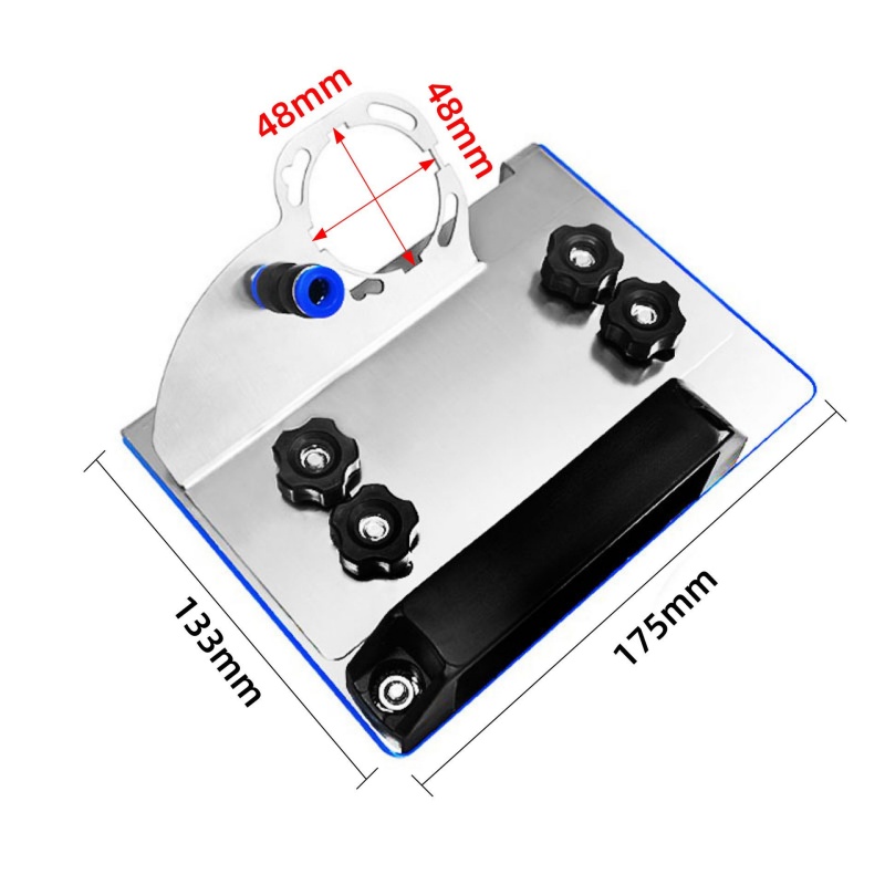 Stainless Steel Angle Grinder Stand for Tile, Chamfer Cutting, Ceramic Beveler, Grinding Fixed Holder