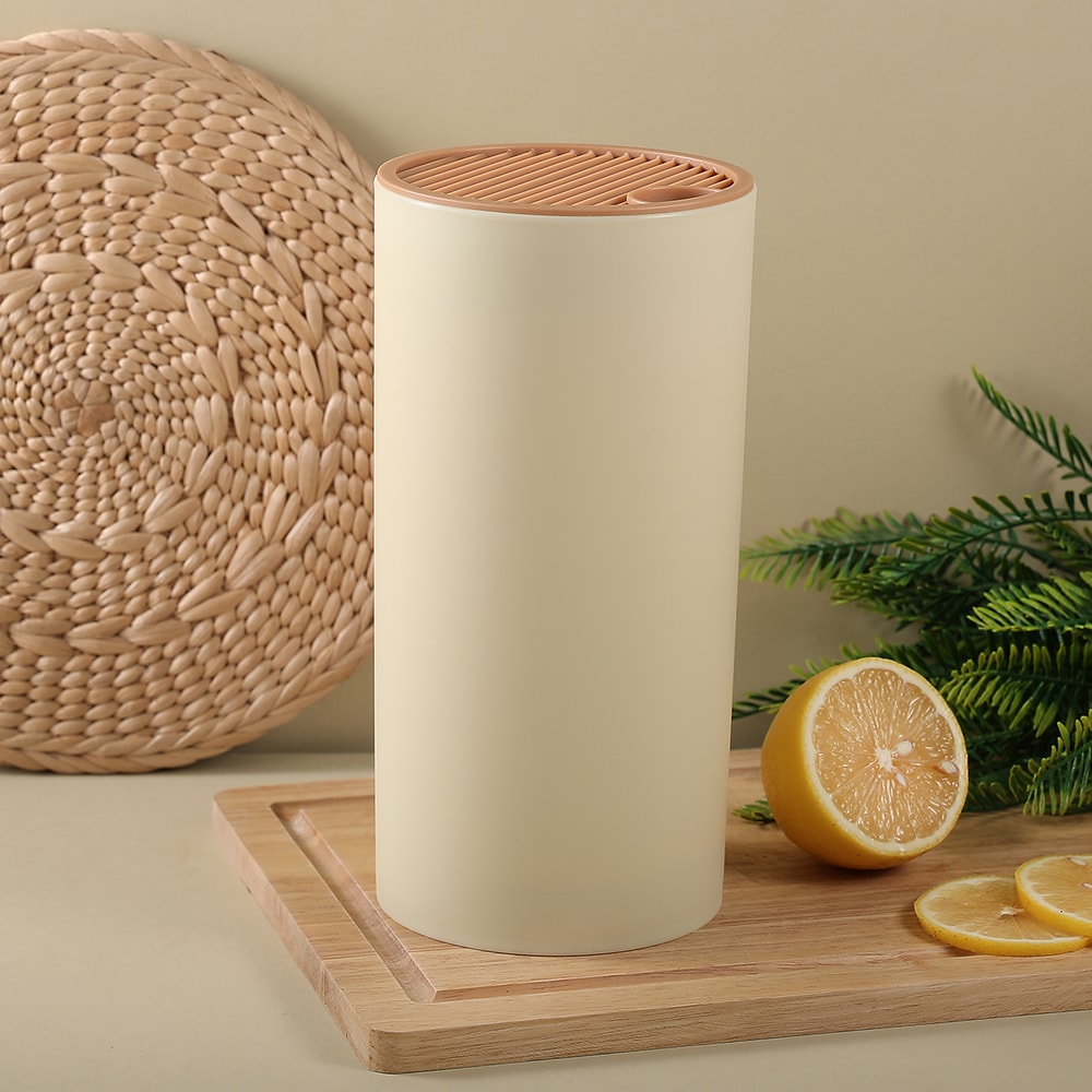 Practical Knife Holder, Multifunctional Plastic Storage Rack, Knife Stand for Kitchen