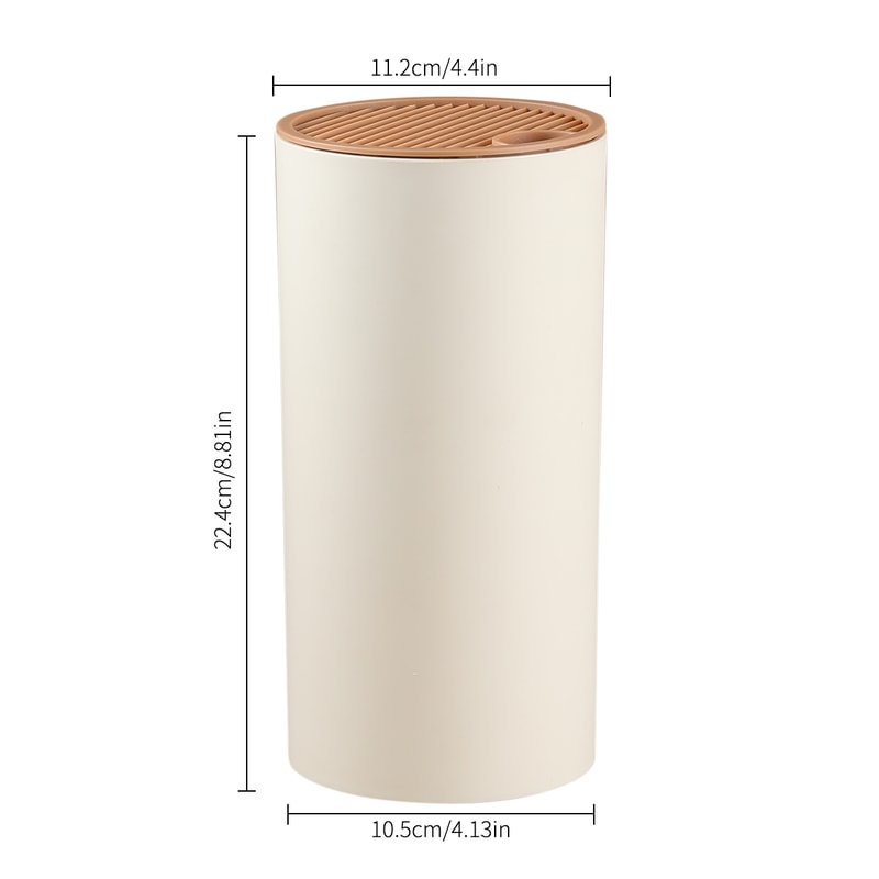 Practical Knife Holder, Multifunctional Plastic Storage Rack, Knife Stand for Kitchen