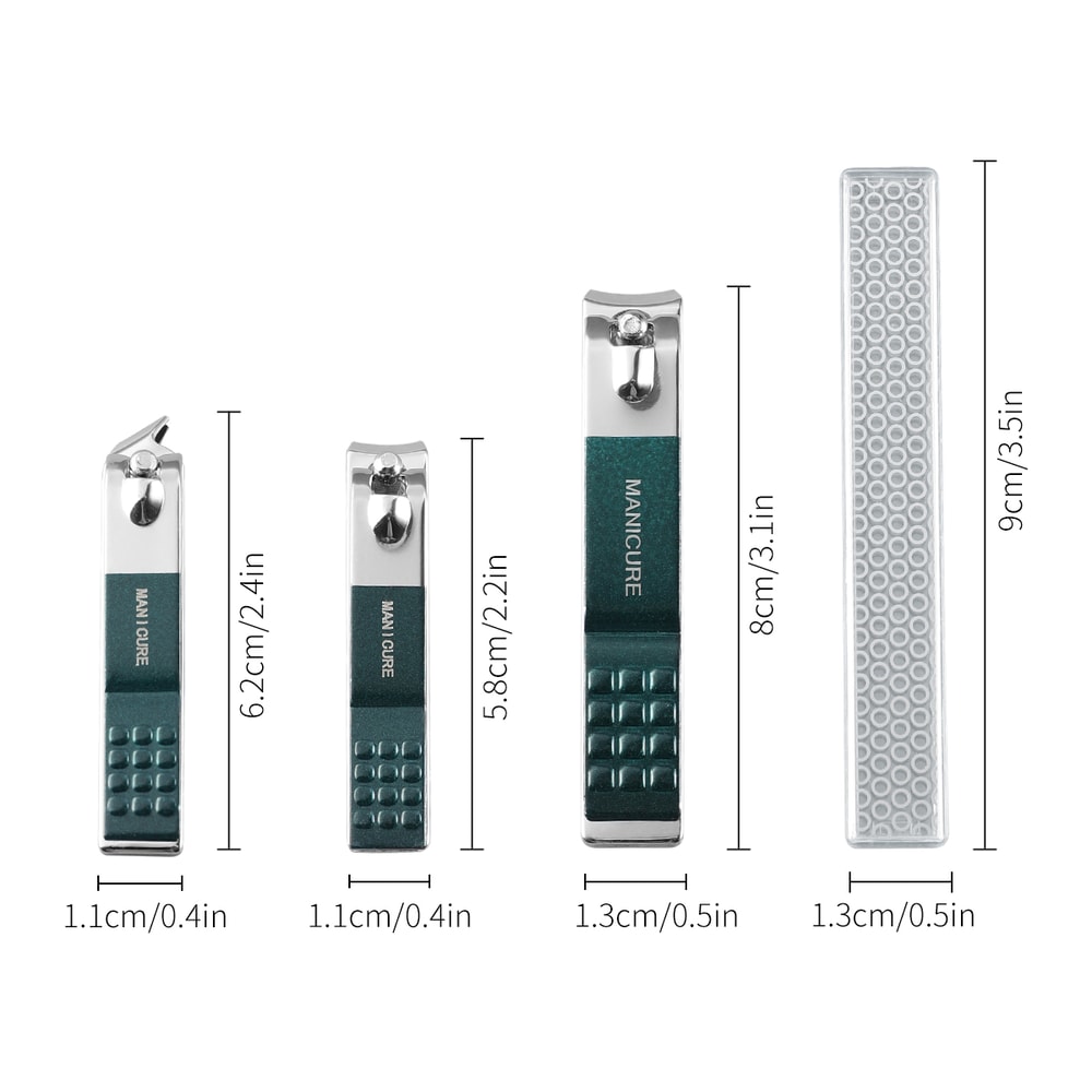 HighGrade Nail Clipper Set, Universal Pedicure Tools for Men and Women, Simple and Portable Household Nail Clippers