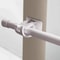 Self Adhesive Curtain Rod Clip, 6PCS Adjustable Clamp Hook, Wall Bracket Holder, Nail-Free Curtain Holder