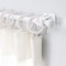 Self Adhesive Curtain Rod Clip, 6PCS Adjustable Clamp Hook, Wall Bracket Holder, Nail-Free Curtain Holder