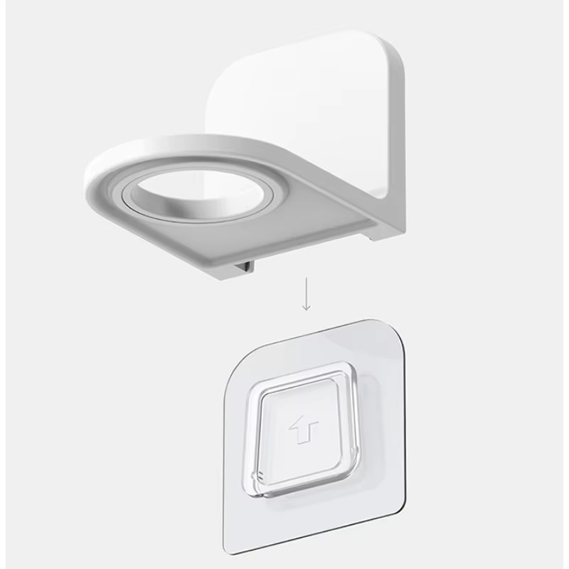 Adhesive Wall Mounted Adjustable Dispenser Bottle Holder Shampoo Lotion Hand Soap Hanger Bathroom S 5