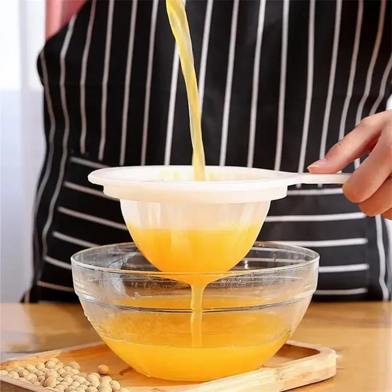 High Density Mesh Soy Milk Wine Filter Bag, Nut Bag for Tea, Coffee, Yogurt, Oil, Reusable Hand-held Net