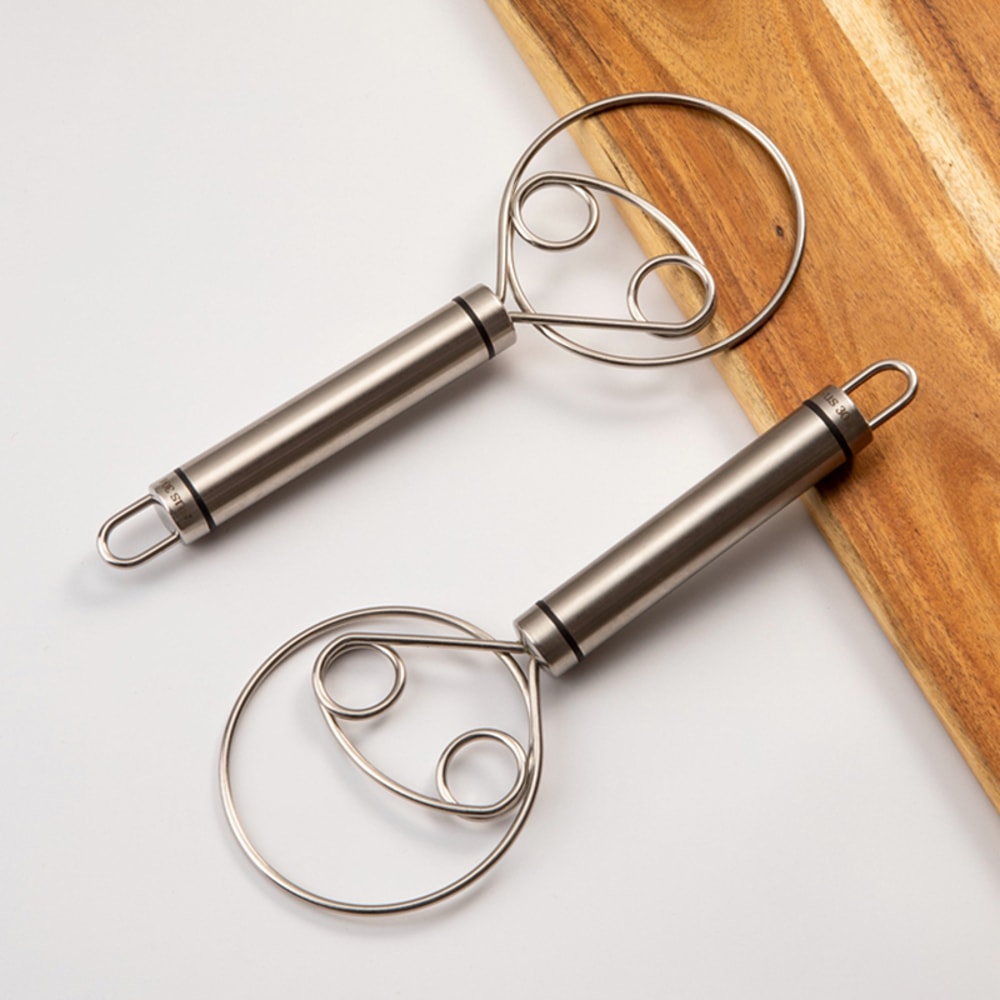 Stainless Steel Pasta Mixer, Multifunctional Dough Beater, Egg & Cake Whisk, Fast Flour Mixing Tool for Kitchen & Baking