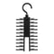 Adjustable Cross Tie Rack, Non-Slip Hanger Belt Scarves Organizer with Rotation for Easy Access