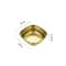 Gold Stainless Steel Seasoning Dish Hot Pot Dipping Bowl Square Soy Sauce Dish Barbecue Snack Plate 1