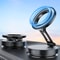 Magnetic Car Phone Mount 360 Foldable Vacuum Magnetic Phone Holder HandsFree Suction Cup Phone Hold 4