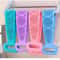 Silicone Body Sponge Brushes Bath Towels Scrubber Rubbing Back Peeling Shower Belt Skin Clean Brush 4