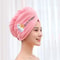 Soft Microfiber Towels For Women Shower Cap Towel Dry Hair Cap Quick Drying Bath Hats For Lady 2
