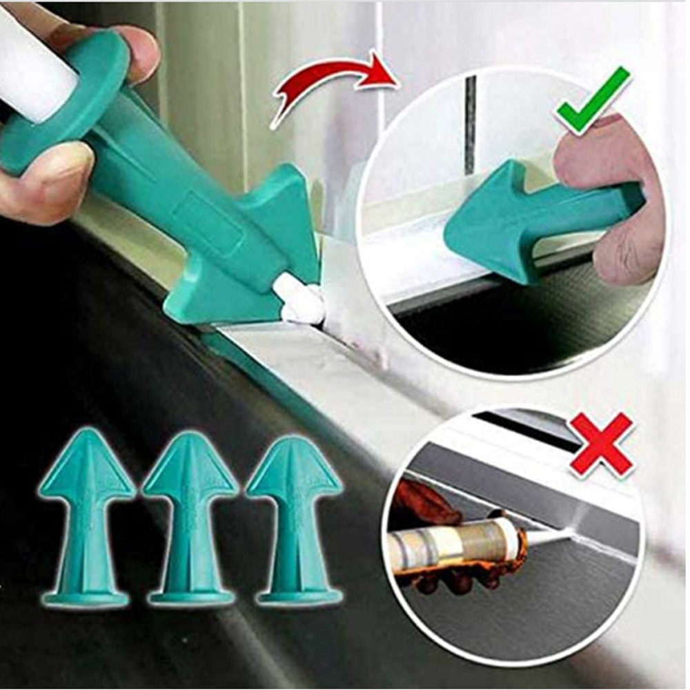 Caulking Nozzle Applicator Kit Silicone Remover Plastic Glue Shovel Tile Grout Tool Floor Joints Fi 6
