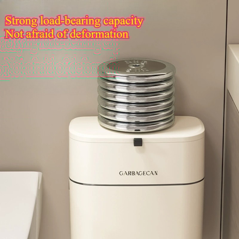 Large Capacity Square Design Toilet Garbage Bin Fashionable Household Garbage Bin 4