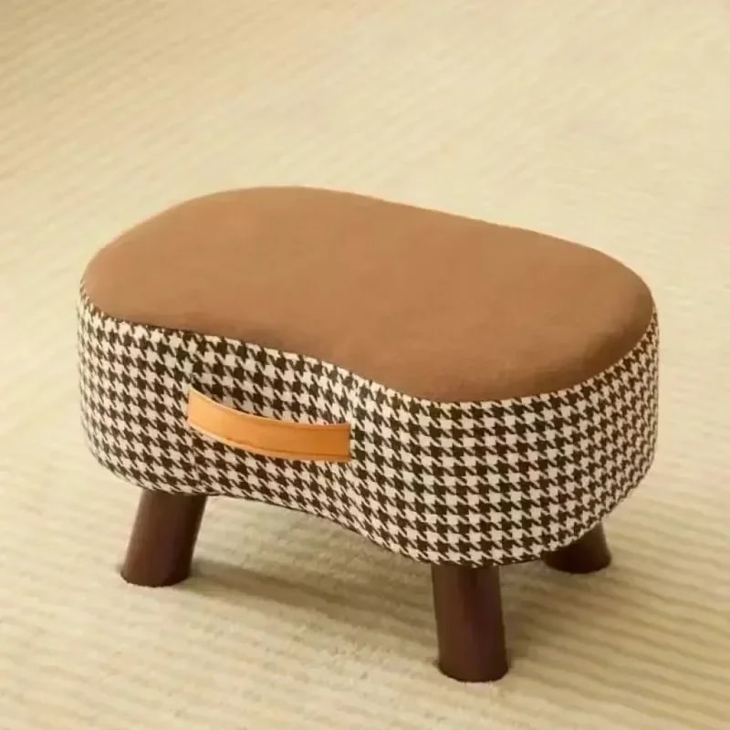 Small Table Footrest For Sofa Footrests Soft Bag Chair Living Room Coffee Desk Footrest 4